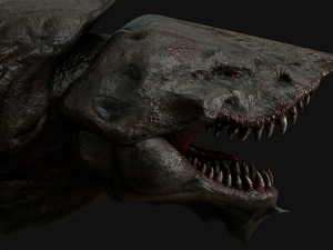 turt creature game ready model 3D-Modell