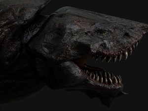 turt creature game ready model 3D-Modell