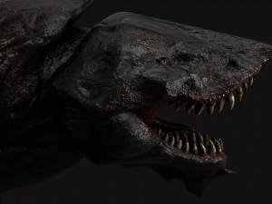 turt creature game ready model 3D Model