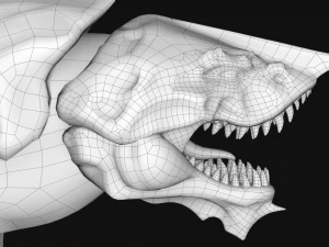 turt creature game ready model 3D Model