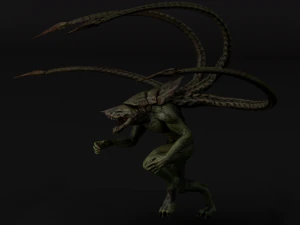 turt creature game ready model 3D Model
