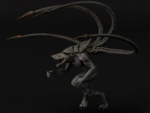 turt creature game ready model 3D Model