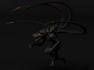 turt creature game ready model 3D Model