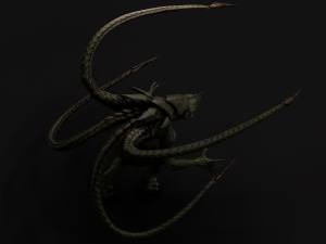 turt creature game ready model 3D-Modell