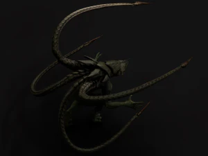 turt creature game ready model 3D Model
