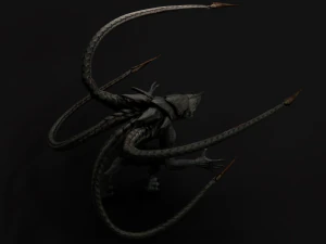 turt creature game ready model 3D Model