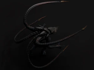 turt creature game ready model 3D Model