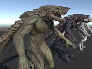 turt creature game ready model 3D Model