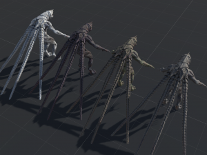 turt creature game ready model 3D-Modell