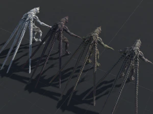turt creature game ready model 3D Model