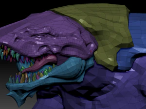 turt creature game ready model 3D Model