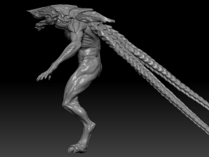 turt creature high poly sculpt 3D-Modell