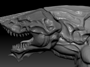 turt creature high poly sculpt 3D-Modell