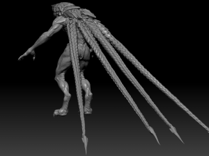 turt creature high poly sculpt 3D-Modell