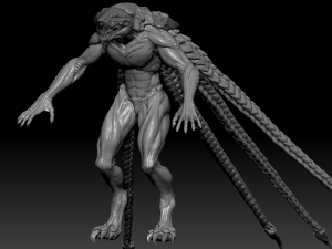 turt creature high poly sculpt 3D-Modell