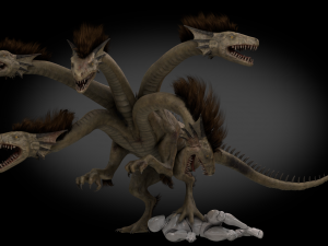 lerneaean hydra Modelo 3D