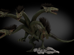 lerneaean hydra Modelo 3D