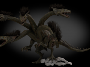 lerneaean hydra Modelo 3D