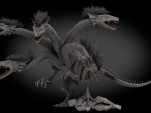 lerneaean hydra Modelo 3D