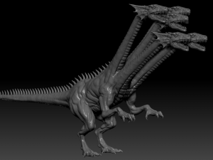 lerneaean hydra Modelo 3D