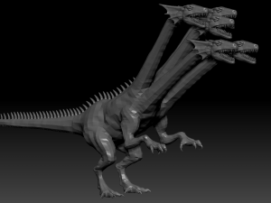 lerneaean hydra Modelo 3D