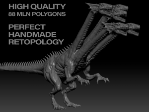 hydra high quality sculpt 3Dモデル