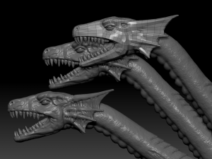 hydra high quality sculpt 3D मॉडल