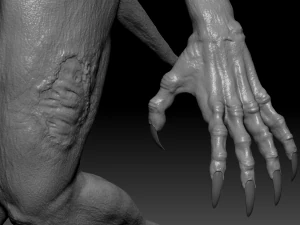 Werewolf High Quality Sculpt 3D Model