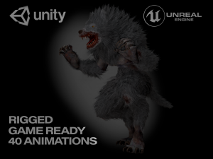 Werewolf 3D Model