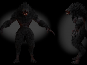 Werewolf 3D Model