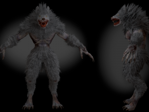 Werewolf 3D Model