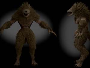 Werewolf 3D Model