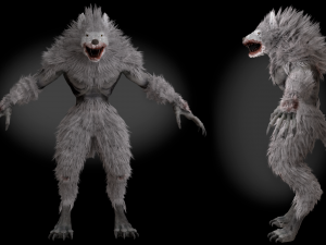 Werewolf 3D Model