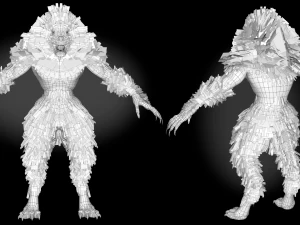 Werewolf 3D Model
