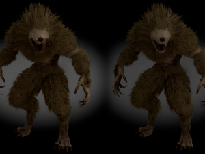 Werewolf 3D Model