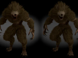 Werewolf 3D Model