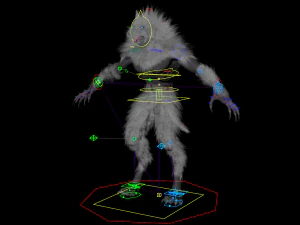 Werewolf 3D Model