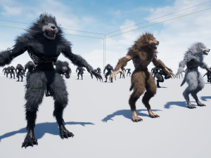 Werewolf 3D Model