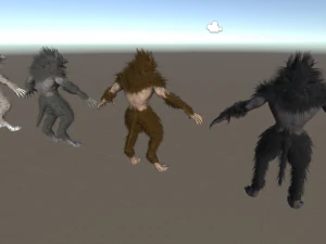 Werewolf 3D Model