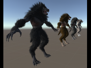 Werewolf 3D Model