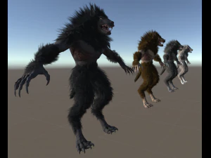 Werewolf 3D Model