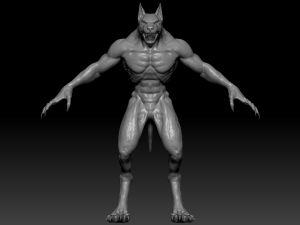 Werewolf 3D Model