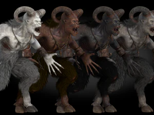 Demon Faun 3D Model