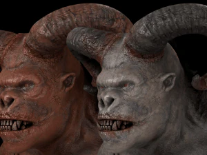 Demon Faun 3D Model