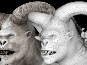 Demon Faun Modèle 3D