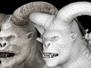 Demon Faun 3D Model