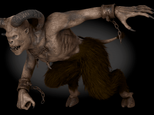 Demon Faun Modèle 3D