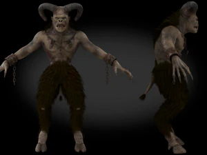 Demon Faun 3D Model