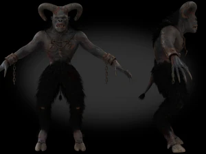 Demon Faun 3D Model