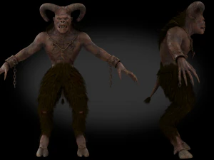 Demon Faun 3D Model